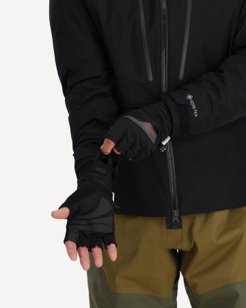 Перчатки Simms Windstopper Half-Finger Glove (; S(18-20); Black)